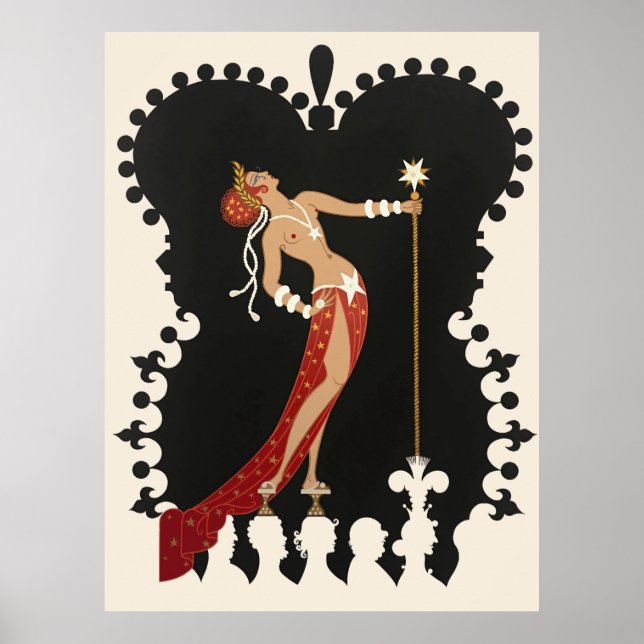 Erté - the Seven Deadly Sins Suite, Pridet Poster (Framsidan)