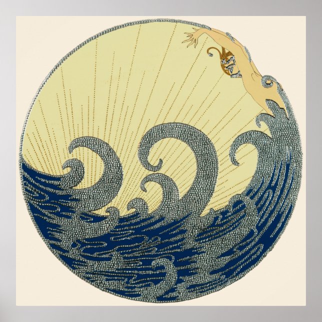 Erté - Wave Poster (Framsidan)