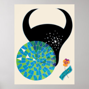 Erté - Zodiac Suite, Taurus Poster