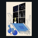 Erté - Zodiac Suite, Våg Poster<br><div class="desc">Erté - Zodiac Suite,  Våg</div>