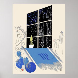 Erté - Zodiac Suite, Våg Poster