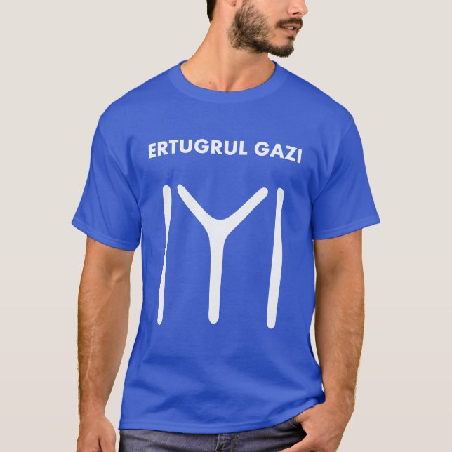 Ertugrul Gazi - Kayi flagga T Shirt (Framsida)