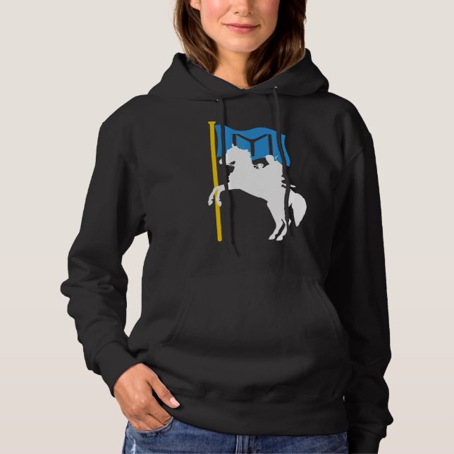 Ertugrul Gazi Riding Horse Kayi Flagga Ertugrul T Shirt (Framsida)