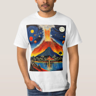 Erupting Volcano 3 T Shirt