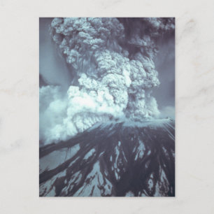Eruption av berget Saint Helens Stratovolcano 1980 Vykort