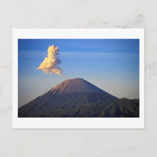 Eruption av Mt. Bromo Volcano, Indonesien Vykort