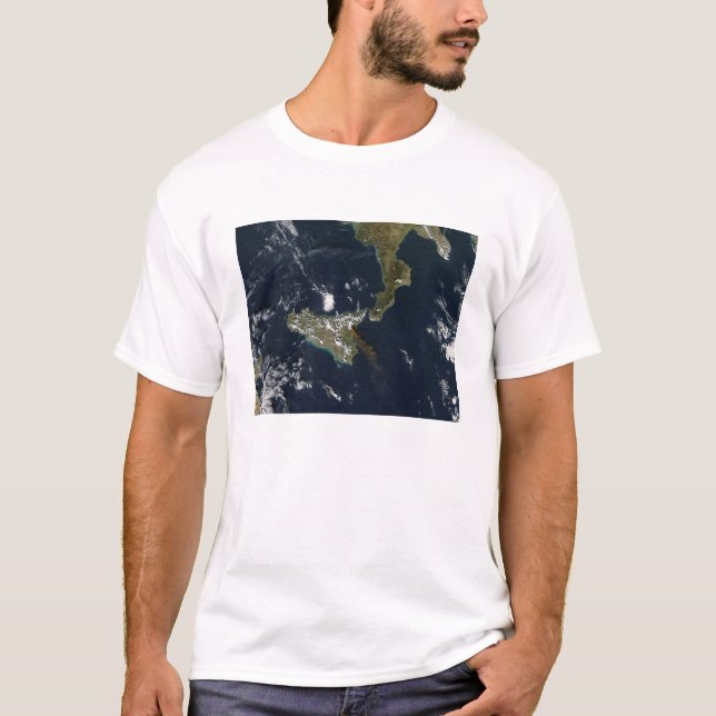 Eruption av Mt Etna på Sicilien Tröja (Framsida)
