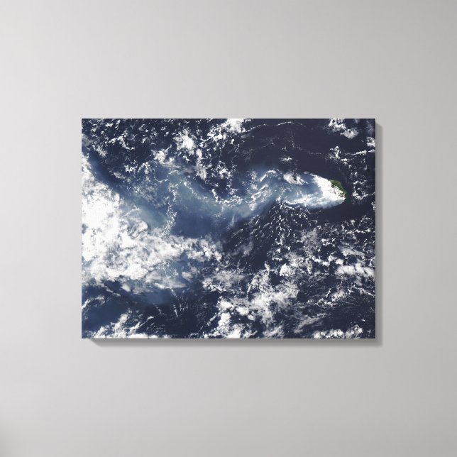 Eruption av Piton de la Fournaise, Reunion Isla Canvastryck (Framsida)