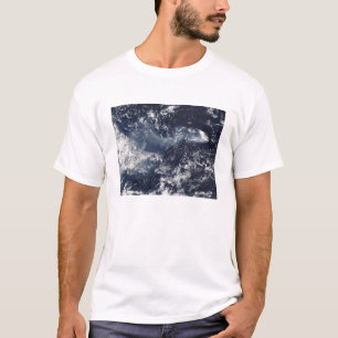 Eruption av Piton de la Fournaise, Reunion Isla Tee
