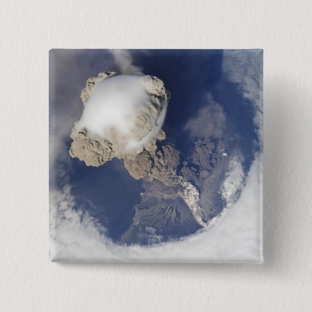 Eruption av vulkanen Sarychev Knapp (Framsida)