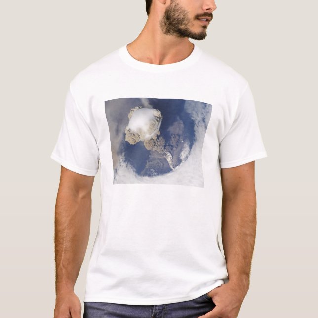 Eruption av vulkanen Sarychev T-shirt (Framsida)