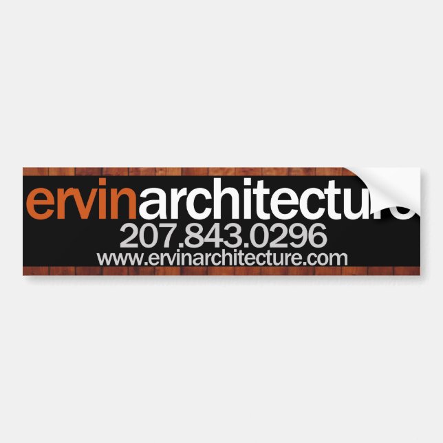 Ervin arkitekturbildekal bildekal (Framsidan)