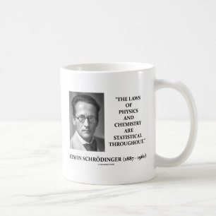 Erwin Schrödinger Physics Chemistry Statistical Kaffemugg