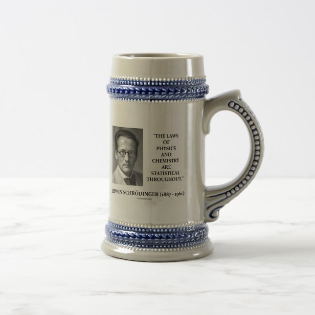 Erwin Schrödinger Physics Chemistry Statistical Kaffemugg (Höger)