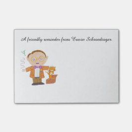 Erwin Schrödinger Post-it Block
