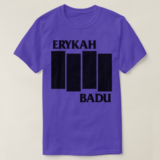 Erykah Badu 80s Punk T Shirt (Design framsida)