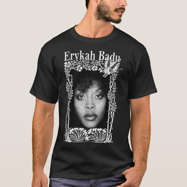 Erykah Badu - Black Rusty T Shirt (Framsida)