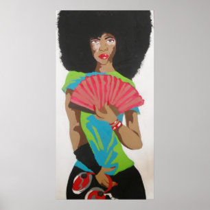 Erykah Badu: DamSoulaffisch Poster