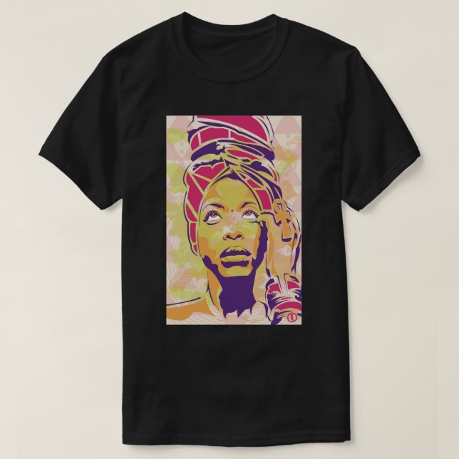 Erykah Badu T Shirt (Design framsida)