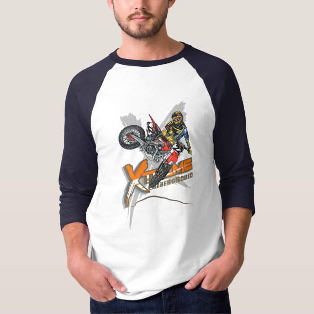 Erzberg Rodeo | Manar 3/4 Sleeve Raglan T Shirt (Framsida)