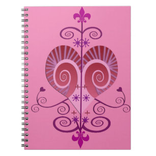 ERZULI FREDA DAHOMEY VEVE NOTEBOOK ANTECKNINGSBOK