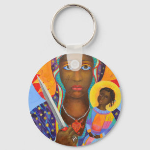 Erzulie Dantor Black Madonna Voodoo New Orleans Nyckelring