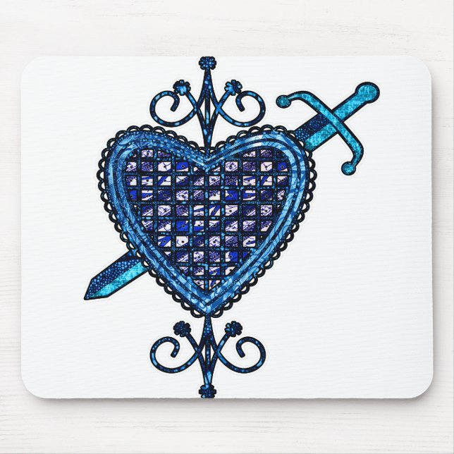 Erzulie Dantor Veve Sigil Musmatta (Framsidan)