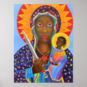 Erzulie Dantor Voodoo New Orleans Haitis Haiti Poster