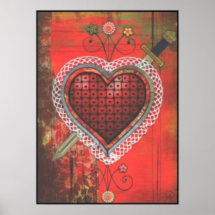 Erzulie Dantors Vèvè Poster