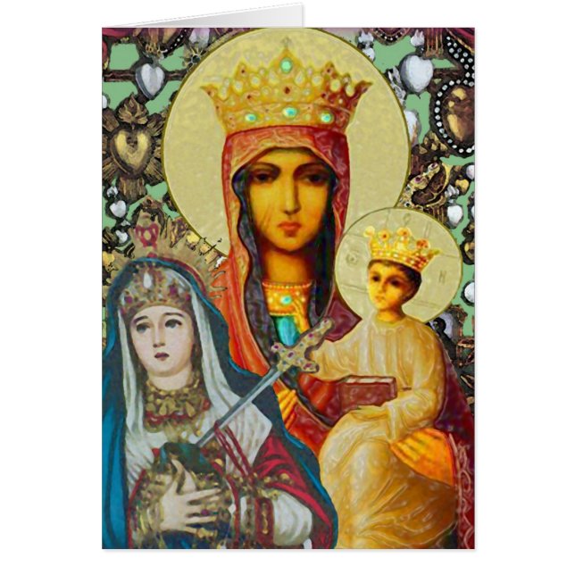 Erzulie Freda och Dantor Hälsningskort (Framsidan)