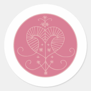 Erzulie Veve Runt Klistermärke