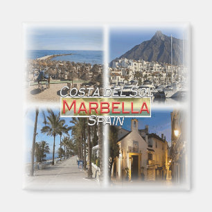ES0122 Europa, Spanien, Andalusien, Marbella, Frid Magnet