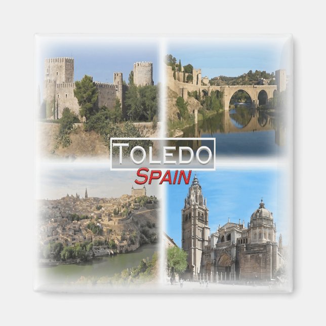 ES0134 Europe, Spanien, Toledo, Fridge Magnet (Framsidan)