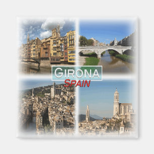 ES0140 Europe, Spanien, Girona, Fridge Magnet
