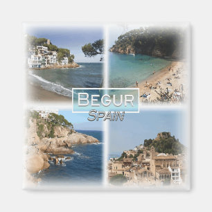 ES0147 Europe, Spanien, Begur, Fridge Magnet
