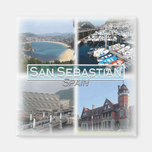 ES0148 Europe, Spanien, San Sebastian, Fridge Magnet