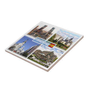 ES159 MADRID Puerta de Europa, plaza de Castilla Kakelplatta