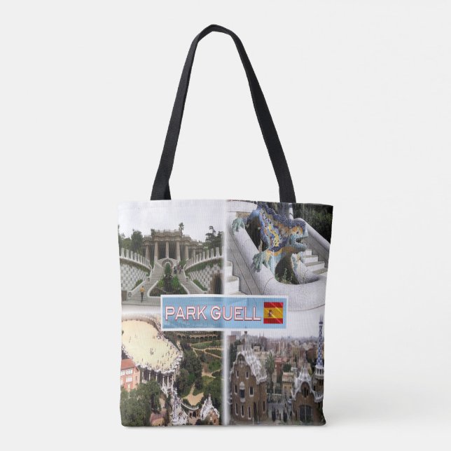 ES Barcelona - Park Guell Tygkasse (Baksida)