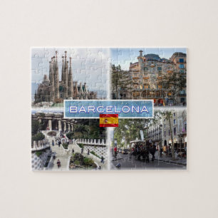 ES Barcelona - Sagrada Familia - Casa Batllo Pussel