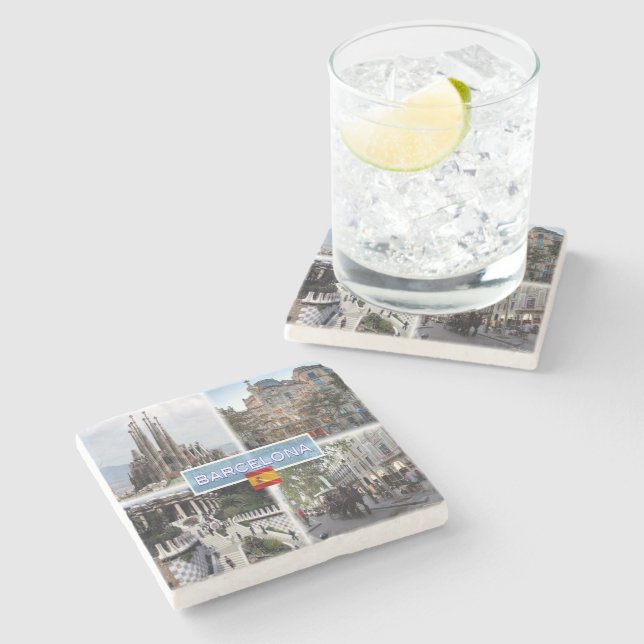 ES Barcelona - Sagrada Familia - Casa Batllo Stenunderlägg (Sidan)