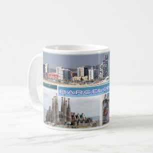 ES Barcelona - Skyline - Skyline - Sagrada Familia Kaffemugg