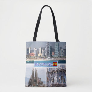 ES Barcelona - Skyline - Skyline - Sagrada Familia Tygkasse