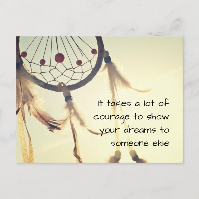 Es braucht viel Mut Vykort (Framsida)