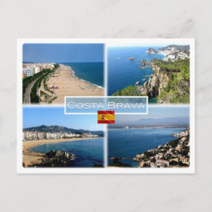 ES Costa Brava - Calella Beach -Tossa de Mar - Vykort