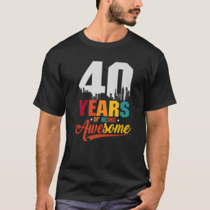 Es Dauerte 40 Jahre 40 Birthday Birthday Gift 19 T Shirt