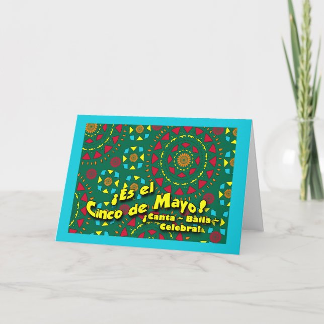 Es el Cinco de Mayo! Canta Baila, Celebra Kort (Framsida)