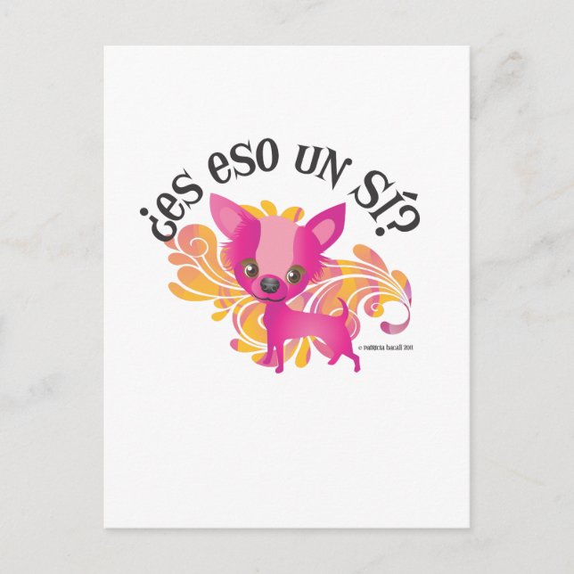 Es Eso un SI? Vykort (Framsida)