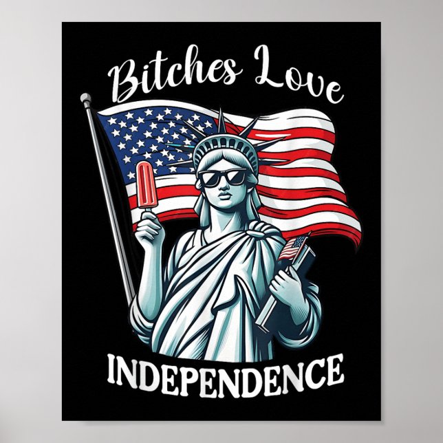 Es Kärlek Independence, fjortonde juli, Retro Poster (Framsidan)
