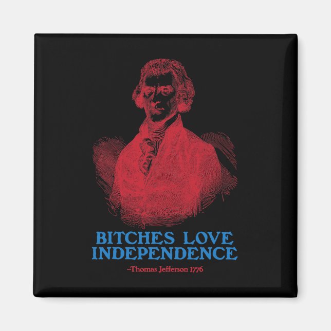 Es Kärlek Independence Founding fathers Magnet (Framsidan)