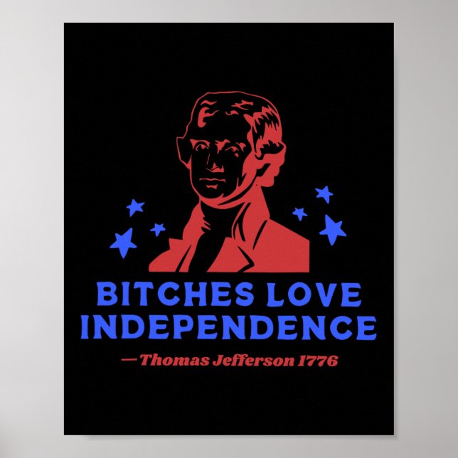 Es Kärlek Independence Lung 4:e juli Thomas Jeff Poster (Framsidan)